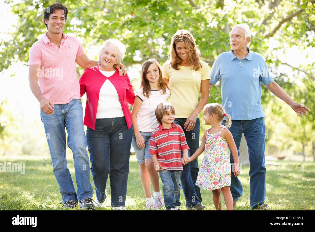 Générations,Famille,vie de famille,sortie en famille Banque D'Images