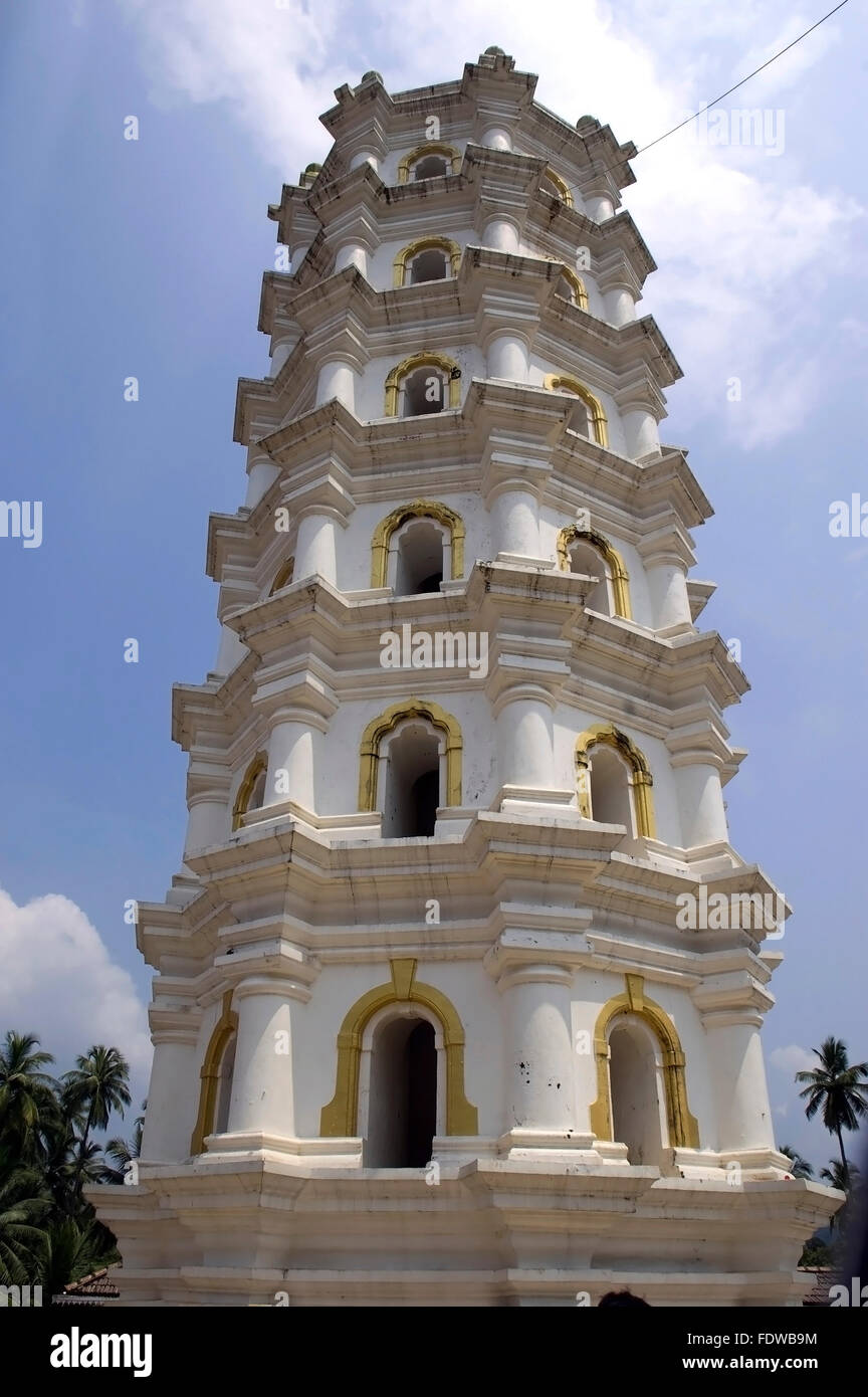L'architecture de temple de l'Inde du Sud Banque D'Images