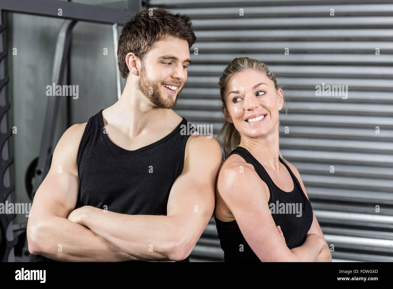 Monter le bras de couple avec franchi Banque D'Images