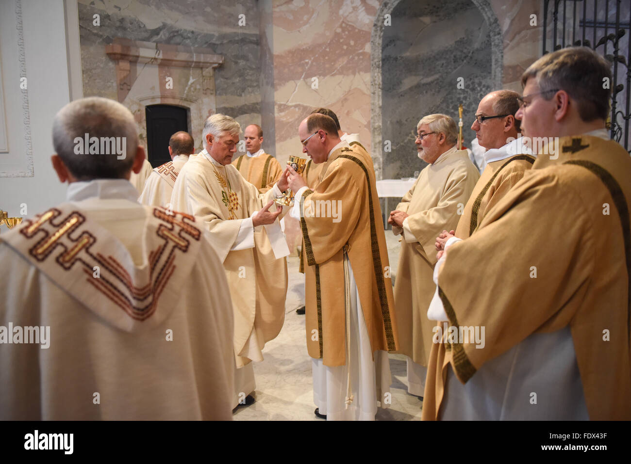 Saint Blasien (Allemagne), l'ordination à la Cathédrale de Saint Blaise Banque D'Images