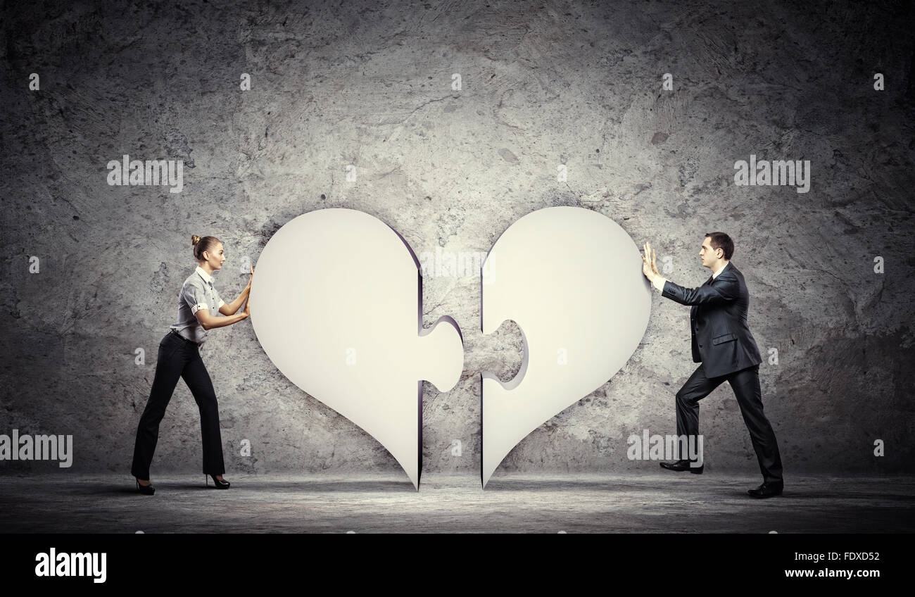 L Homme Et La Femme Connexion Amour Symbole Puzzle Photo Stock Alamy L Homme Et La Femme Connexion Amour Symbole Puzzle Photo Stock Alamy