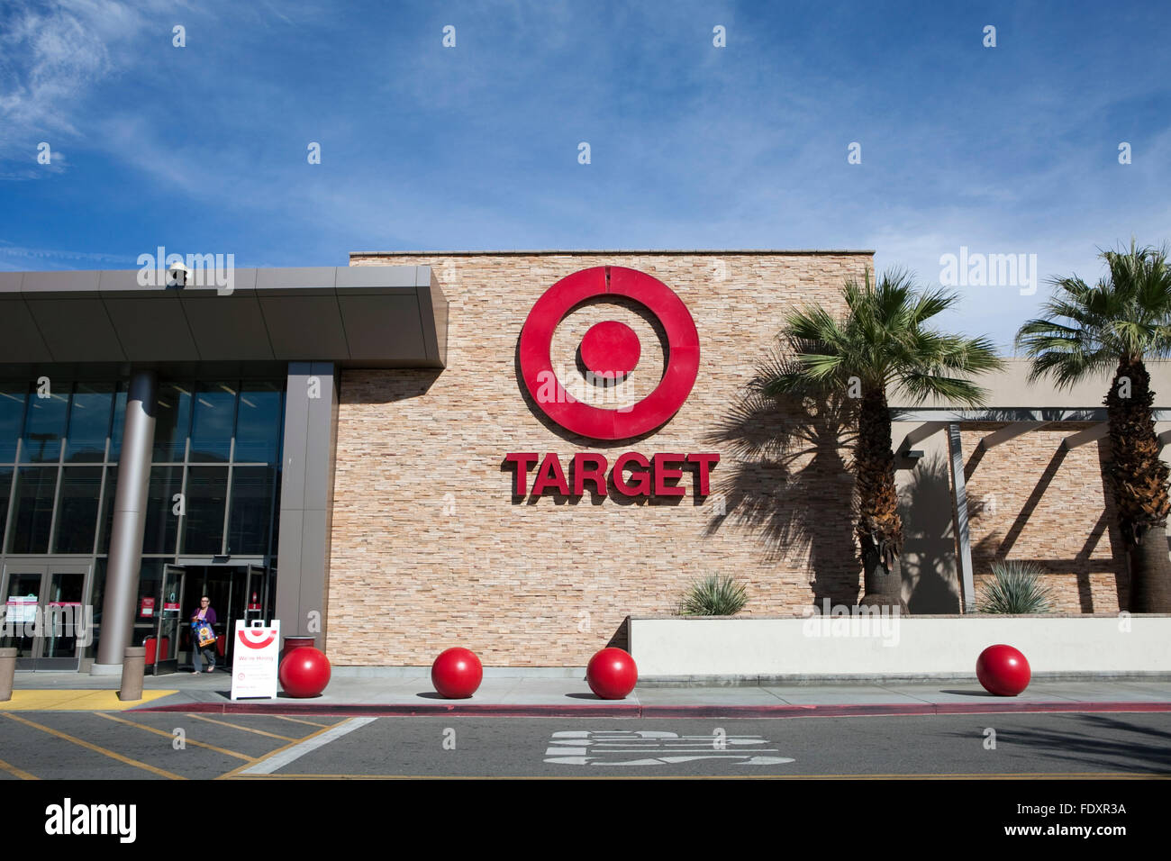 Vue d'un magasin Target à Palm Springs, Californie Banque D'Images