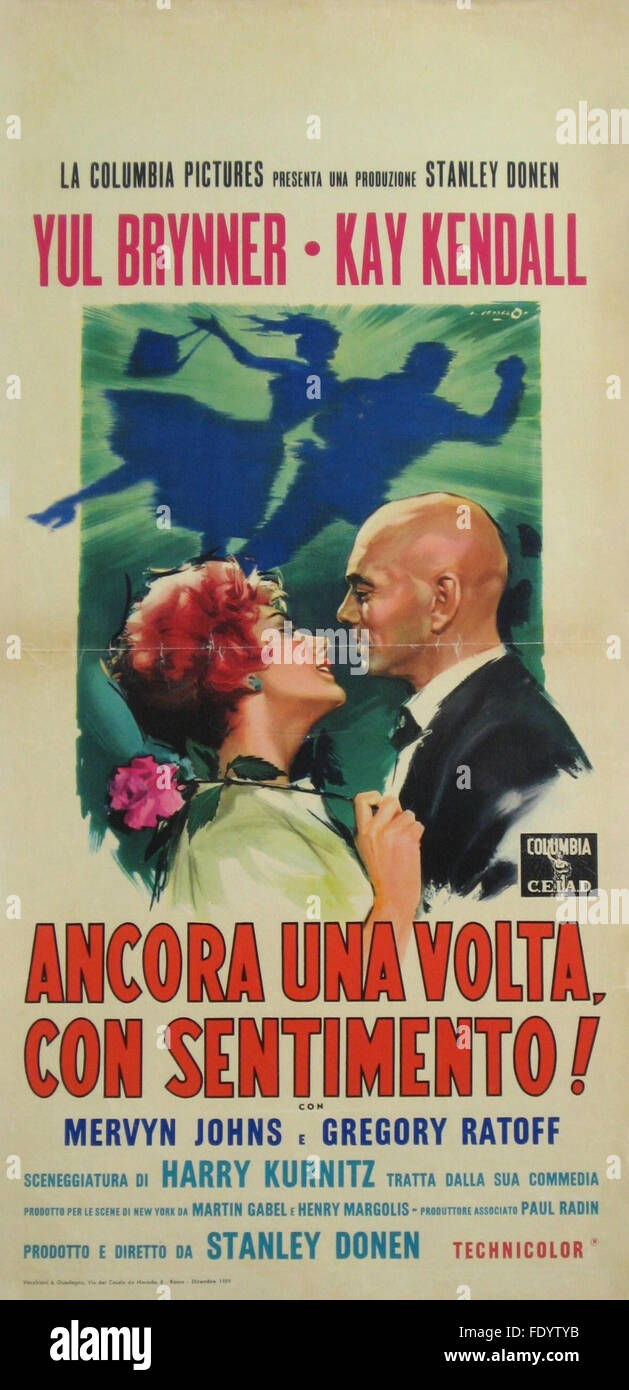 Une fois de plus, avec sentiment - Affiche de film espagnol Banque D'Images