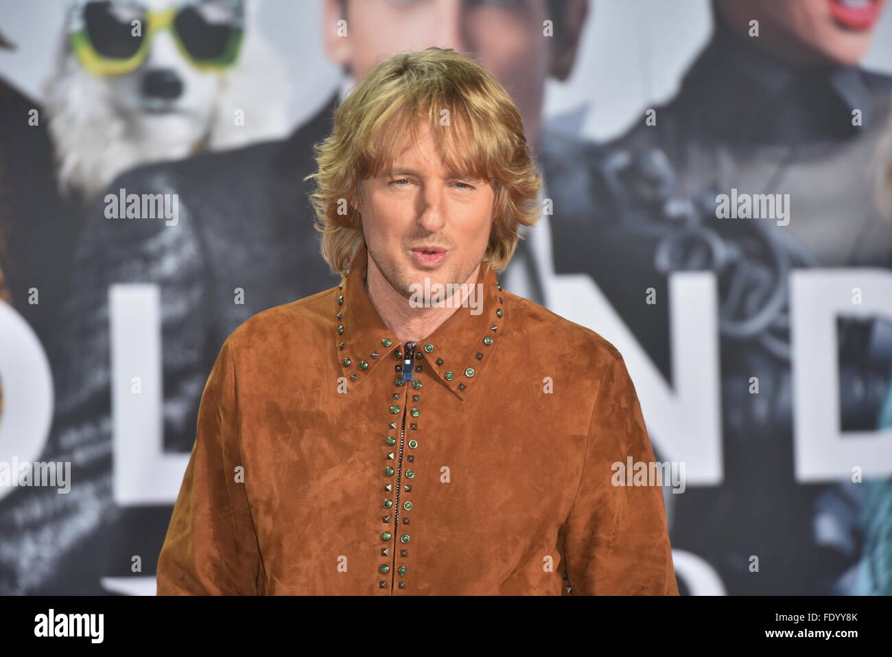 Berlin, Allemagne. 09Th Feb 2016. Owen Wilson/ assister à Zoolander n°2 Dépistage du ventilateur à Berlin Cinestar Sony Center au 02.02.2016. Dpa : Crédit photo alliance/Alamy Live News Banque D'Images
