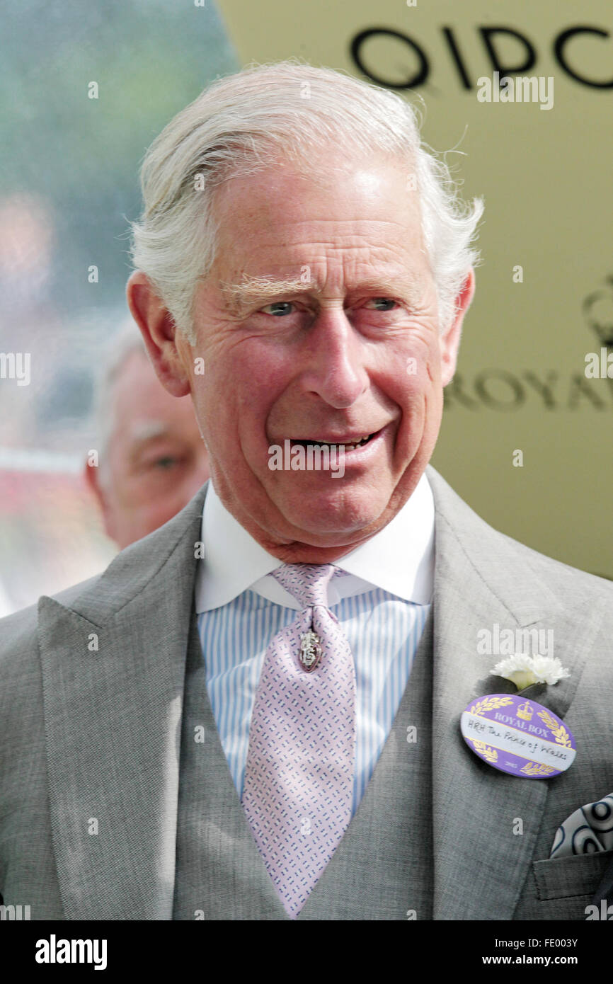 Ascot, Royaume-Uni, le Prince Charles, prince de Grande-Bretagne Banque D'Images