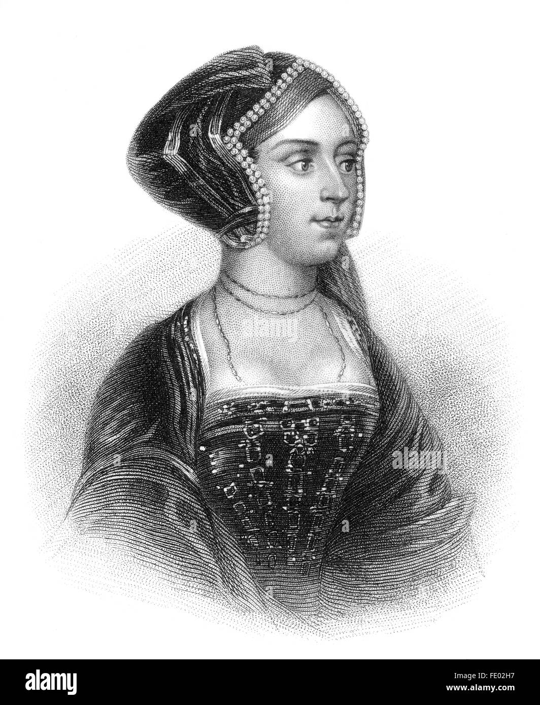 Anne Boleyn, 1501-1536, reine d'Angleterre de 1533 à 1536 comme la deuxième épouse du Roi Henry VIII Banque D'Images