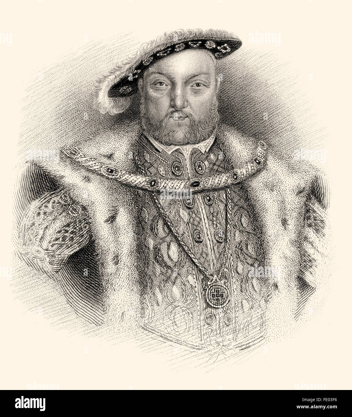 Henry VIII, 1491-1547, roi d'Angleterre, Banque D'Images