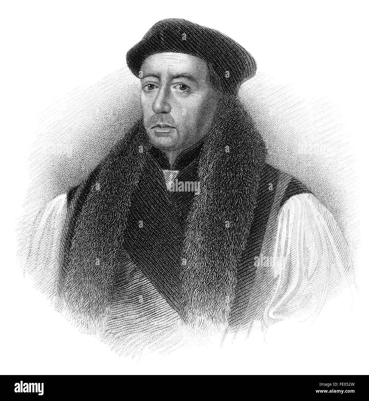 Thomas Cranmer, 1489-1556, un leader de la Réforme anglaise et l'archevêque de Cantorbéry Banque D'Images