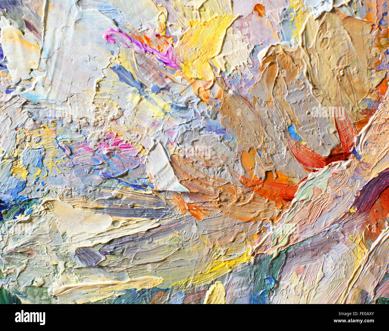 Arrière-plan de la palette de peinture Banque D'Images