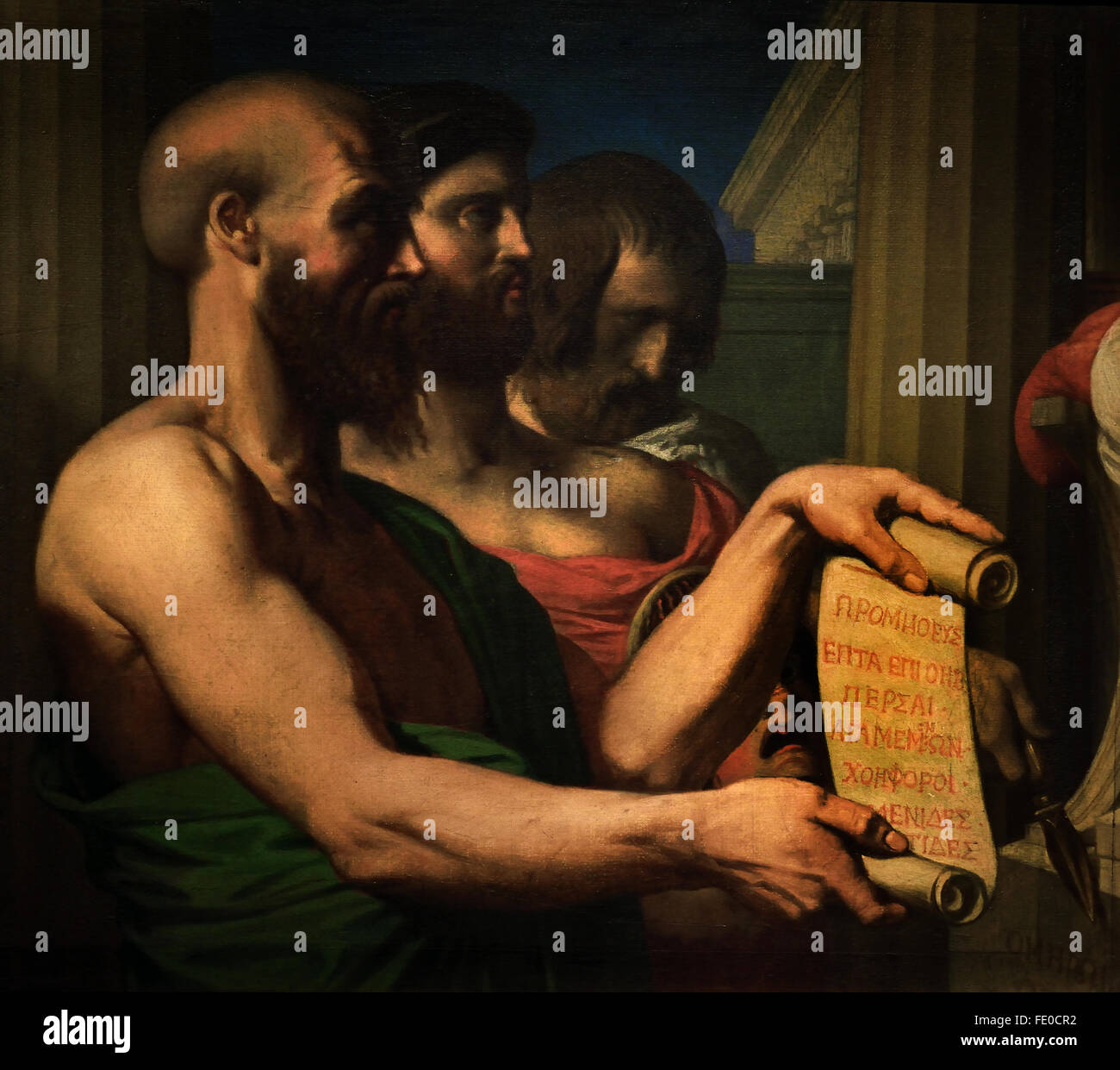 Les tragiques grecs - La partie tragedians 1866 Jean Auguste Dominique Ingres France French Banque D'Images