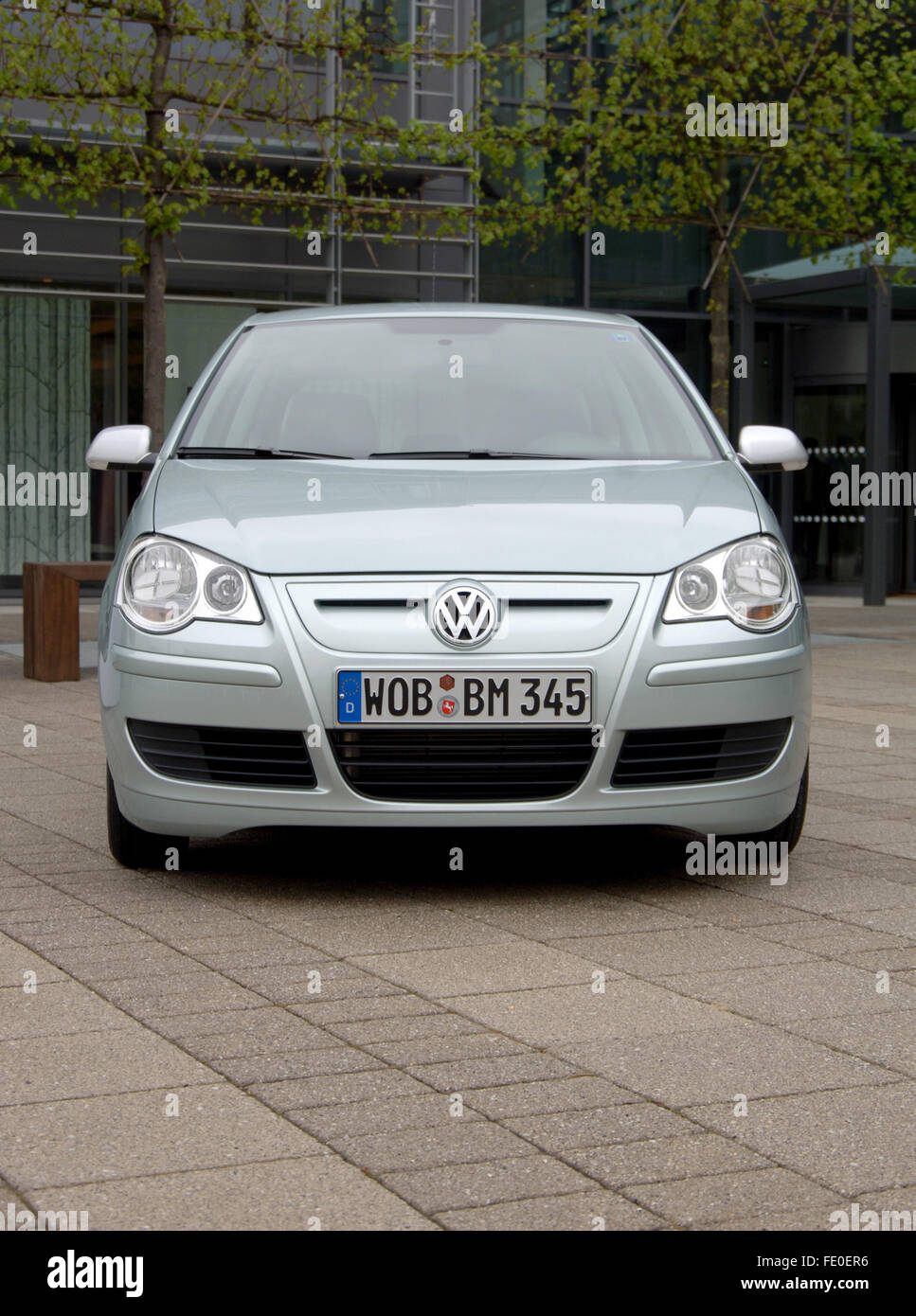 2007 Volkswagen VW Polo BlueMotion diesel voiture haute efficacité éco  Photo Stock - Alamy