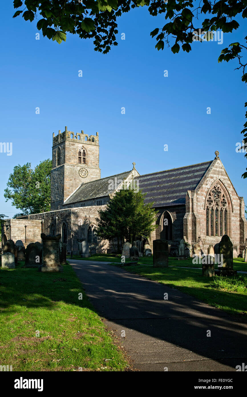 L'église Holy Trinity, Embleton, Angleterre, Royaume-Uni Banque D'Images