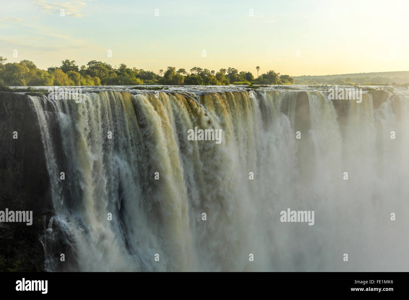 Les chutes Victoria, la Zambie, l'Afrique Banque D'Images
