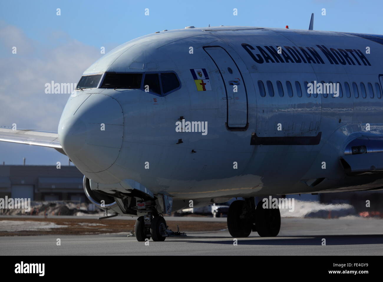 Boeing 737-275C C-GOPW Nord canadien à l'aéroport d'OTTAWA Ottawa, Canada le 01 février 2016 Banque D'Images