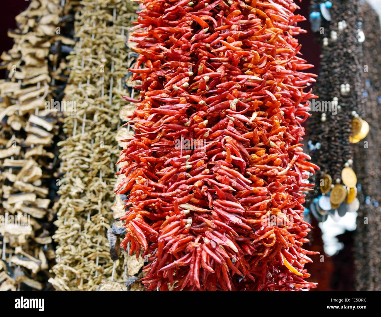 Piment sec Banque D'Images