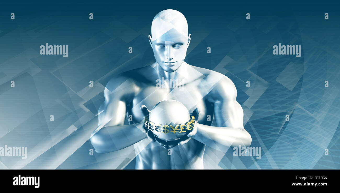 Services bancaires en ligne et la manipulation en toute sécurité des données numériques Banque D'Images