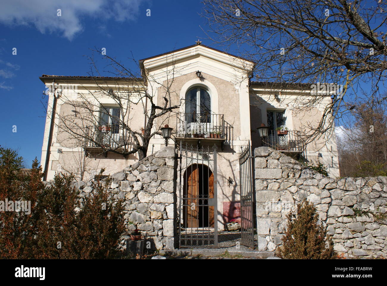 Casa Lawrence, Picinisco, lazio, Italie Banque D'Images