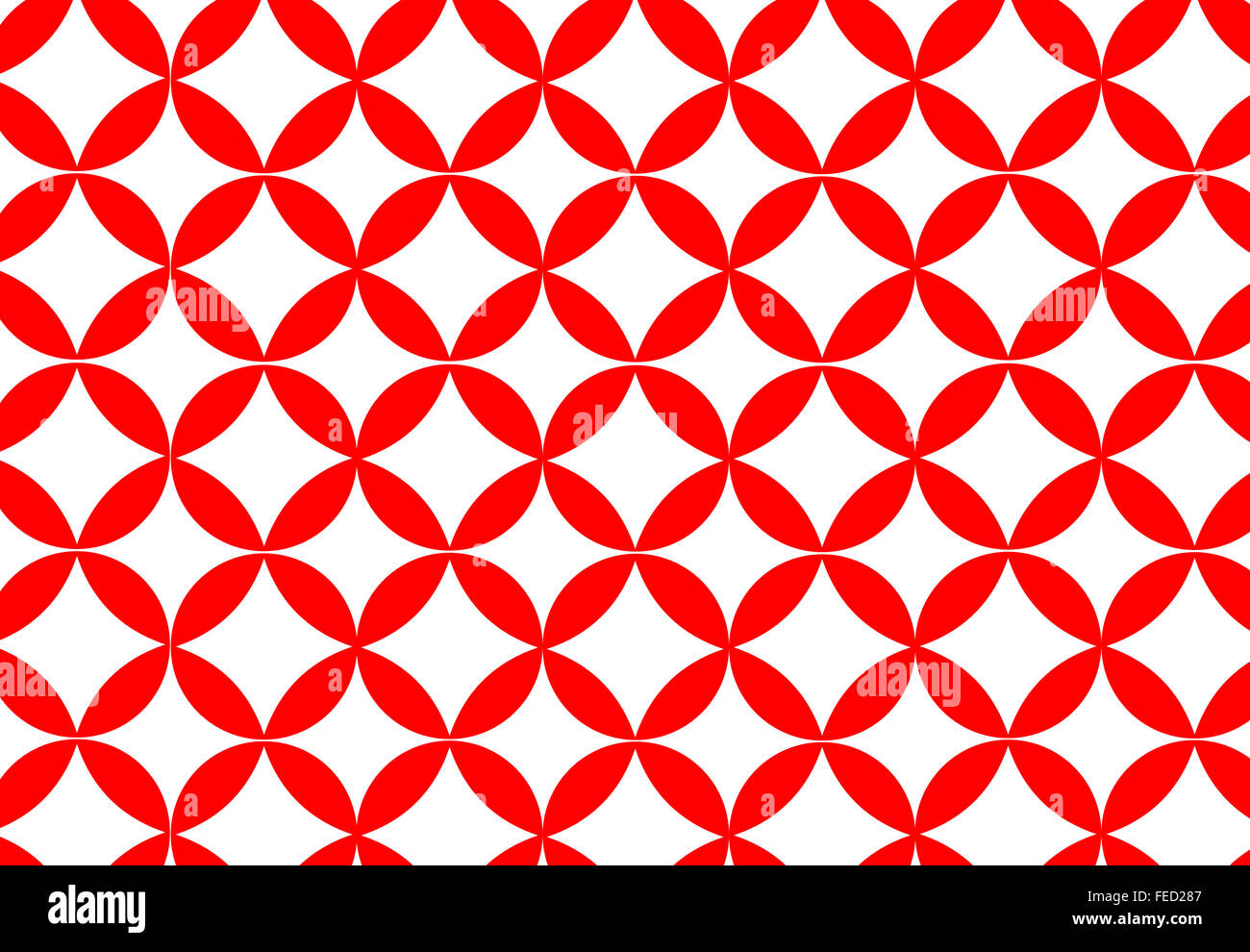 Résumé fond blanc et rouge Banque D'Images