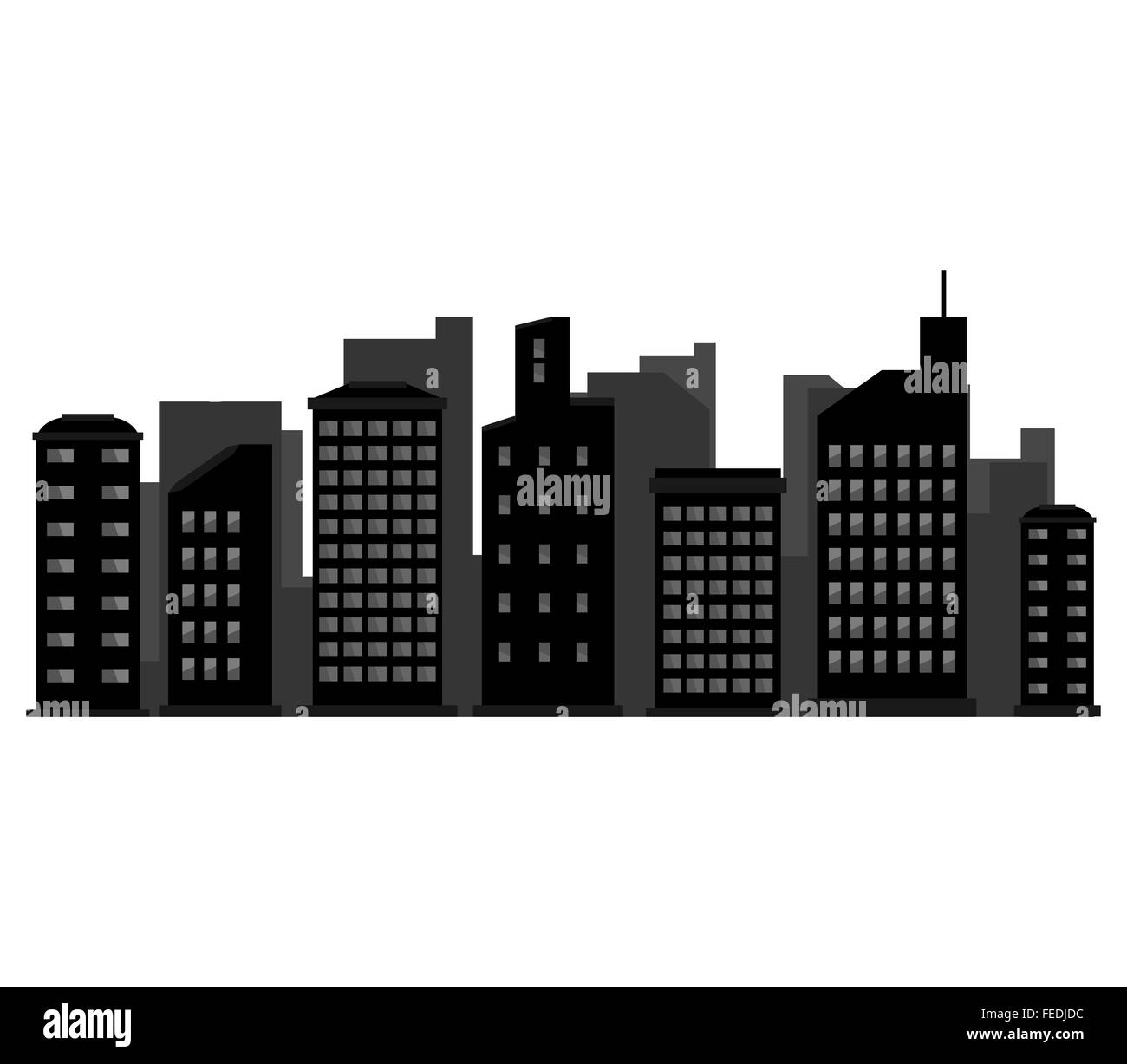 toits de la ville Banque D'Images