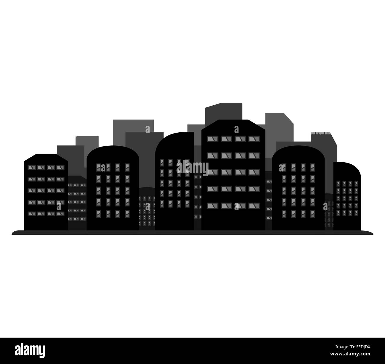 toits de la ville Banque D'Images