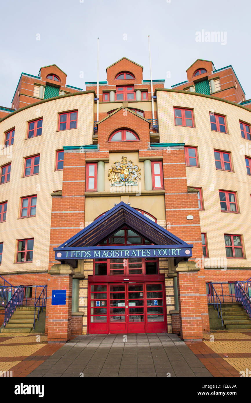 Cour de magistrats , Leeds Leeds, Angleterre, Royaume-Uni Banque D'Images