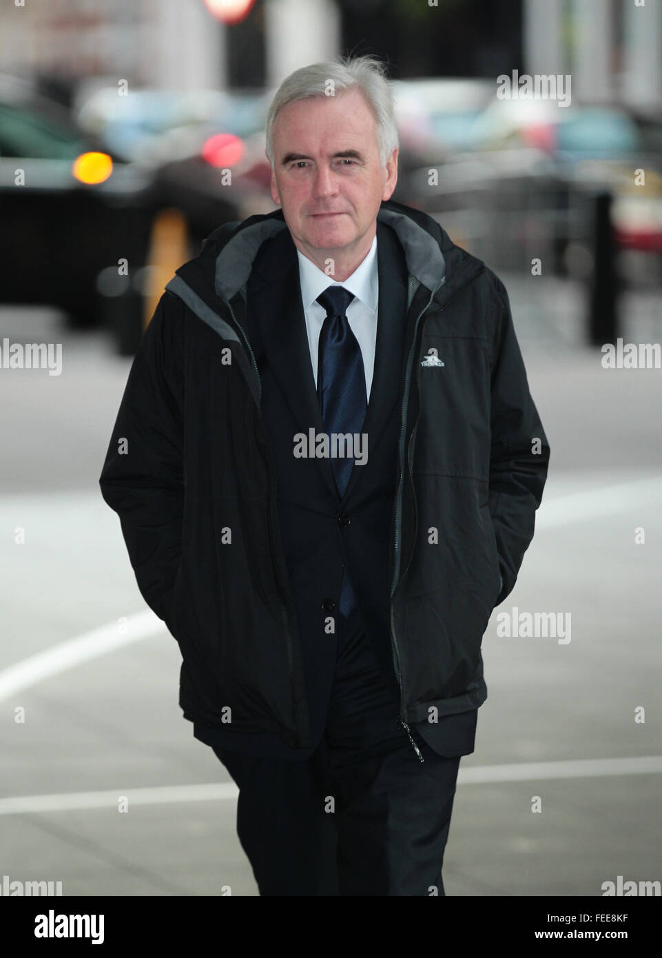 Londres, Royaume-Uni, 22 Nov 2015 : John McDonnell, membre du parti travailliste britannique et le poste de ministre des Finances fantôme assiste à la BB Banque D'Images