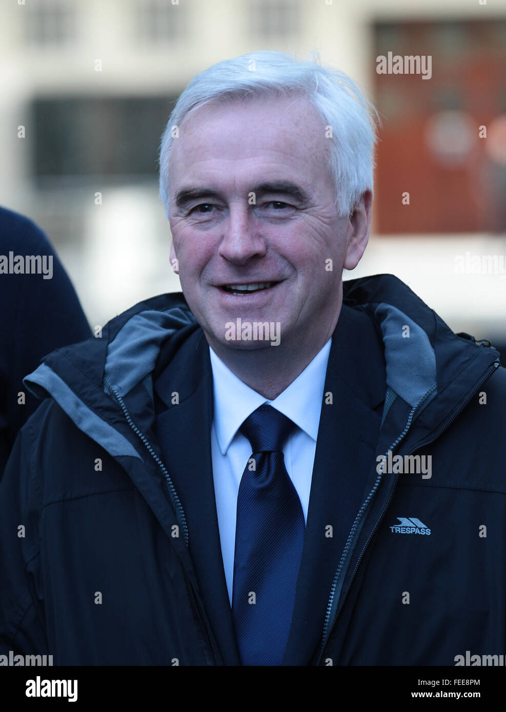 Londres, Royaume-Uni, 22 Nov 2015 : John McDonnell, membre du parti travailliste britannique et le poste de ministre des Finances fantôme assiste à la BB Banque D'Images