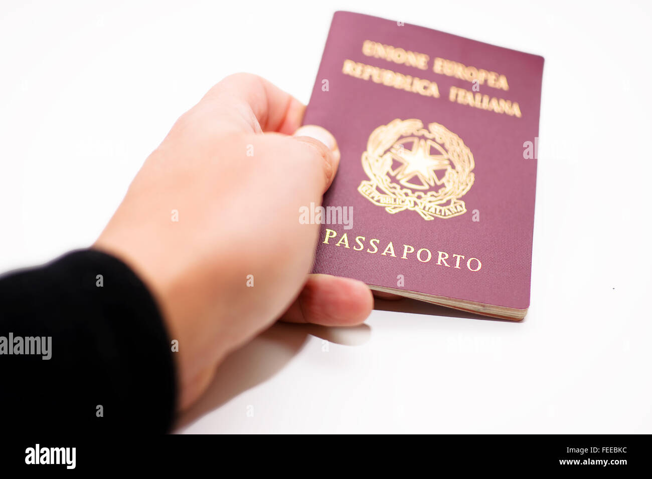 Passeport italien Banque de photographies et d’images à haute