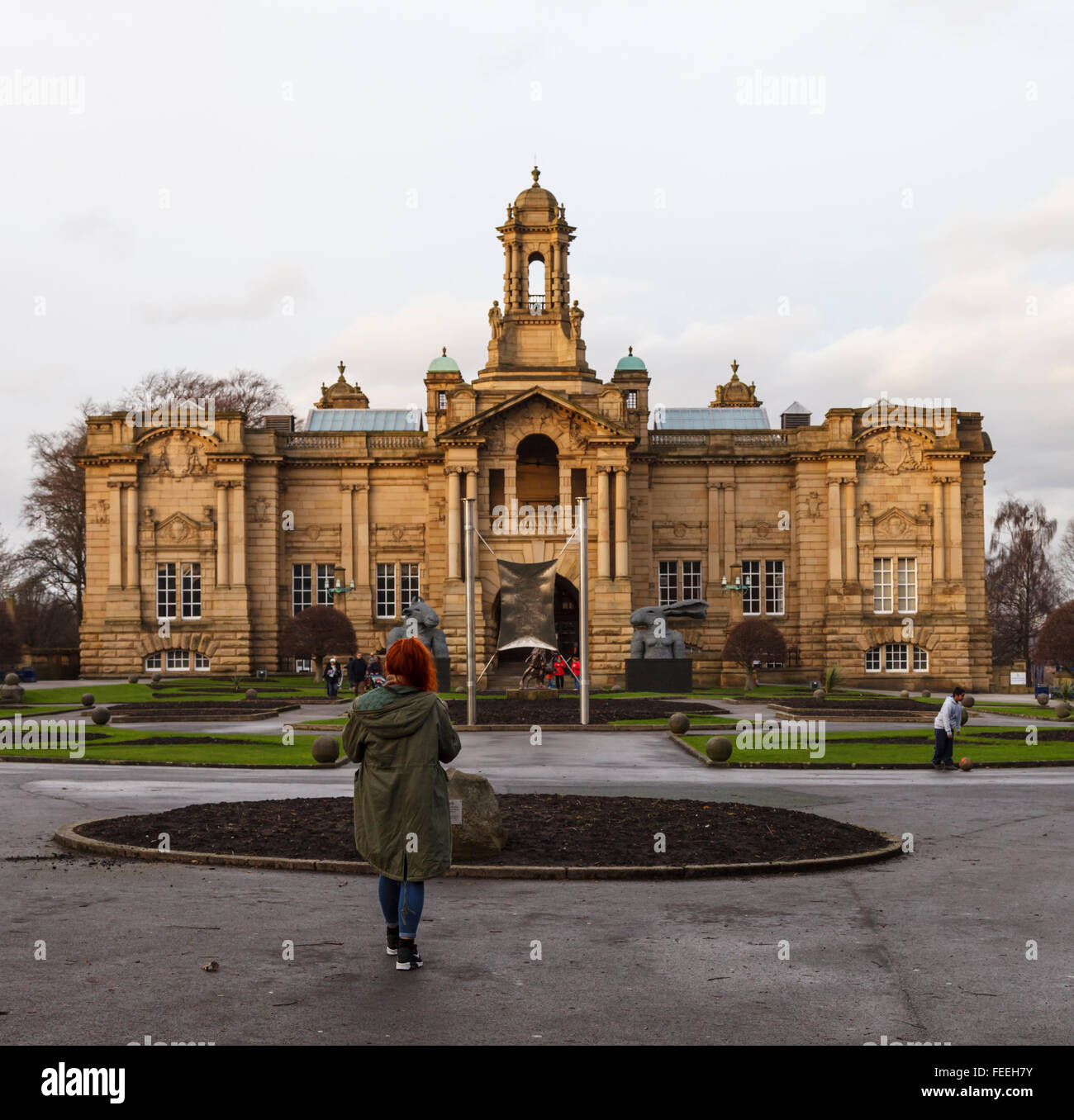 Cartwright Hall Lister Park Bradford West Yorkshire Angleterre Banque D'Images