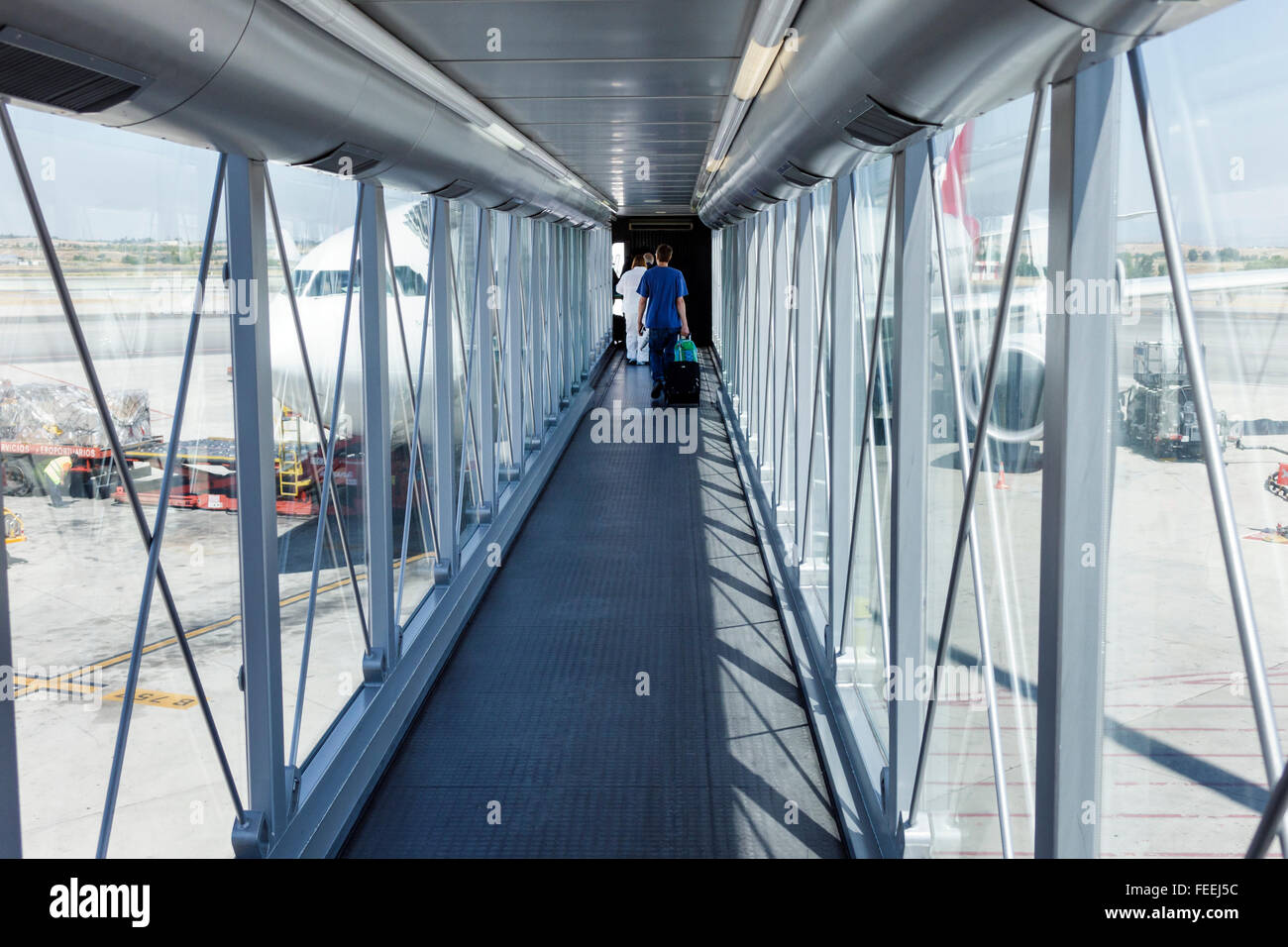 Espagne,Europe,européen,espagnol,hispanique MAD,Adolfo Suárez aéroport Madrid-Barajas,rampe,Spain15709021 Banque D'Images