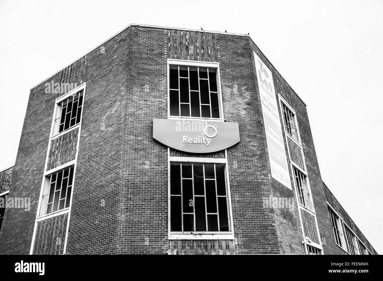 Réalité abandonnés, Marshall Street, Leeds, West Yorkshire, Royaume-Uni Banque D'Images