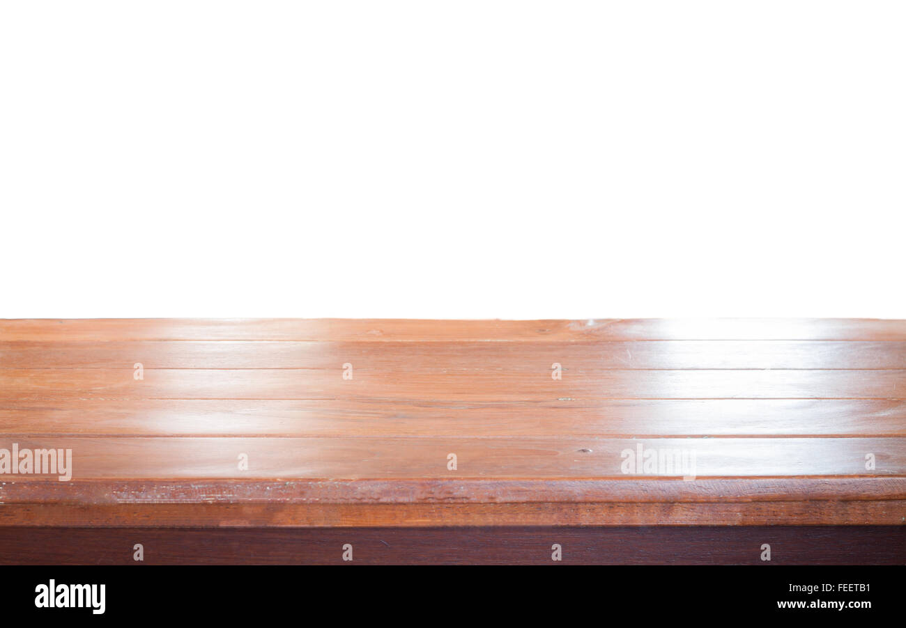 Ancienne table en bois vide haut, stock photo Banque D'Images