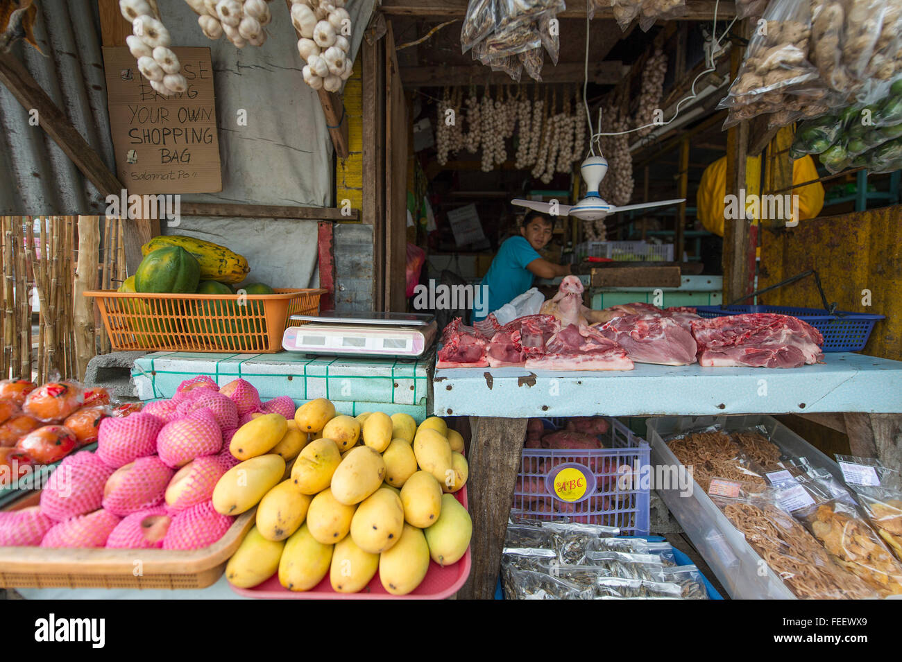 La vie quotidienne et les activités de la population et de vendeur de rue de Batanes Island. Banque D'Images