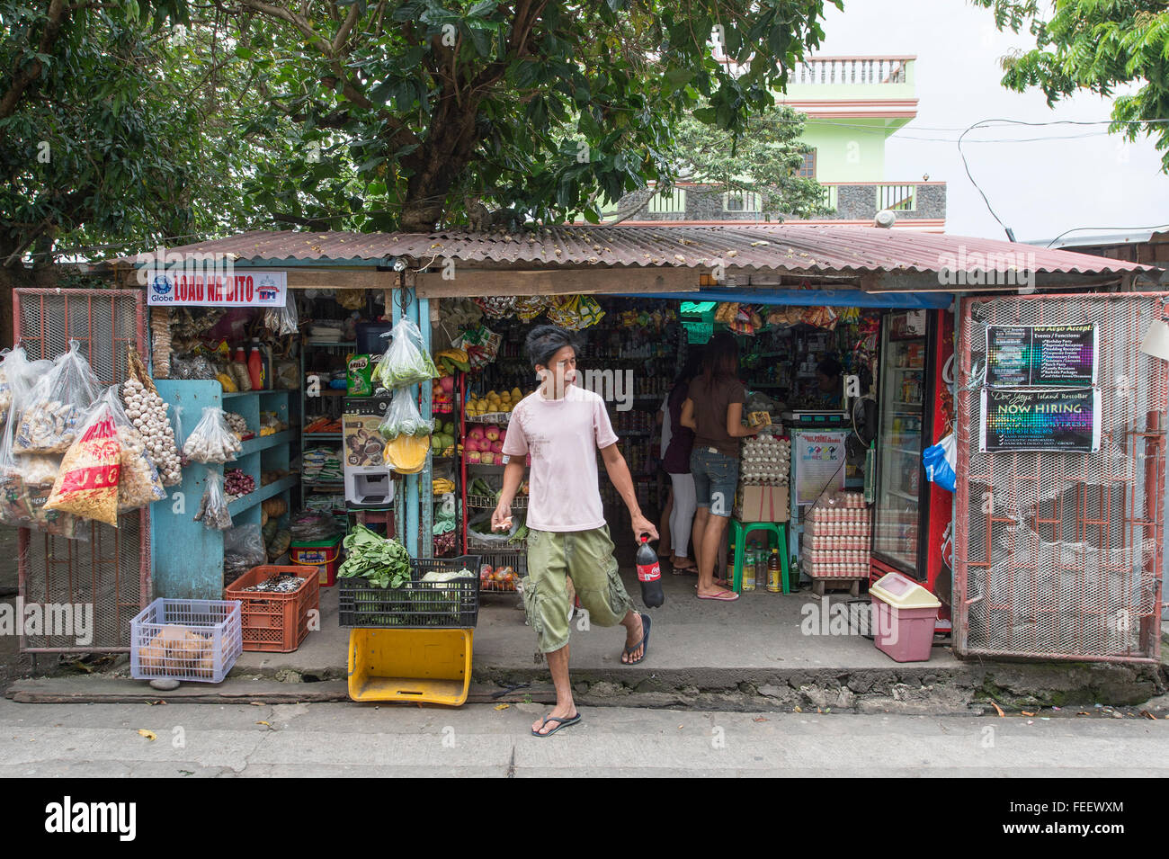 La vie quotidienne et les activités de la population locale et de vendeur de rue de Batanes Island. Banque D'Images