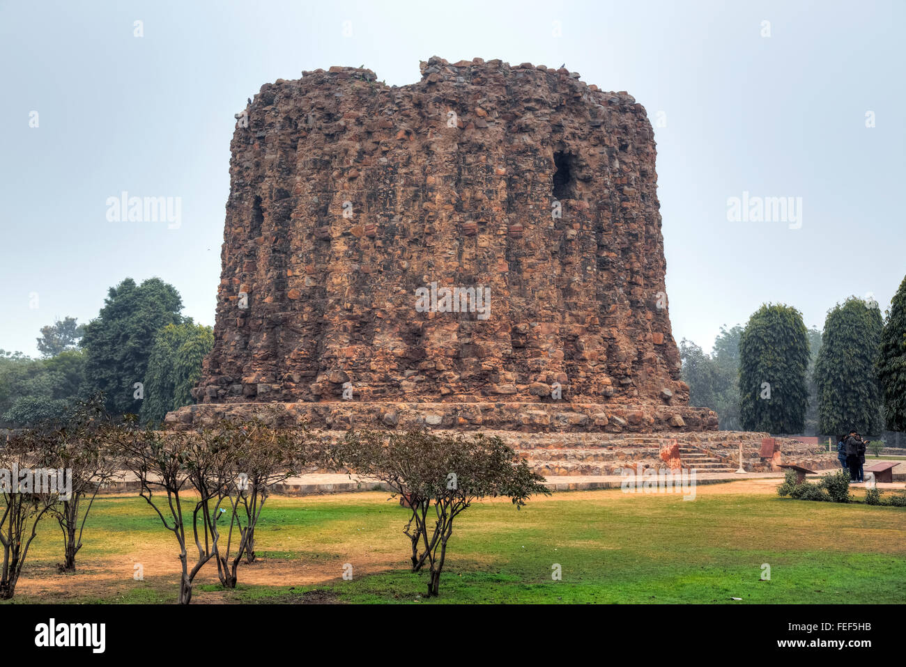 Complexe de Qutb Minar, l'Alai, Delhi, Inde, Asie Banque D'Images