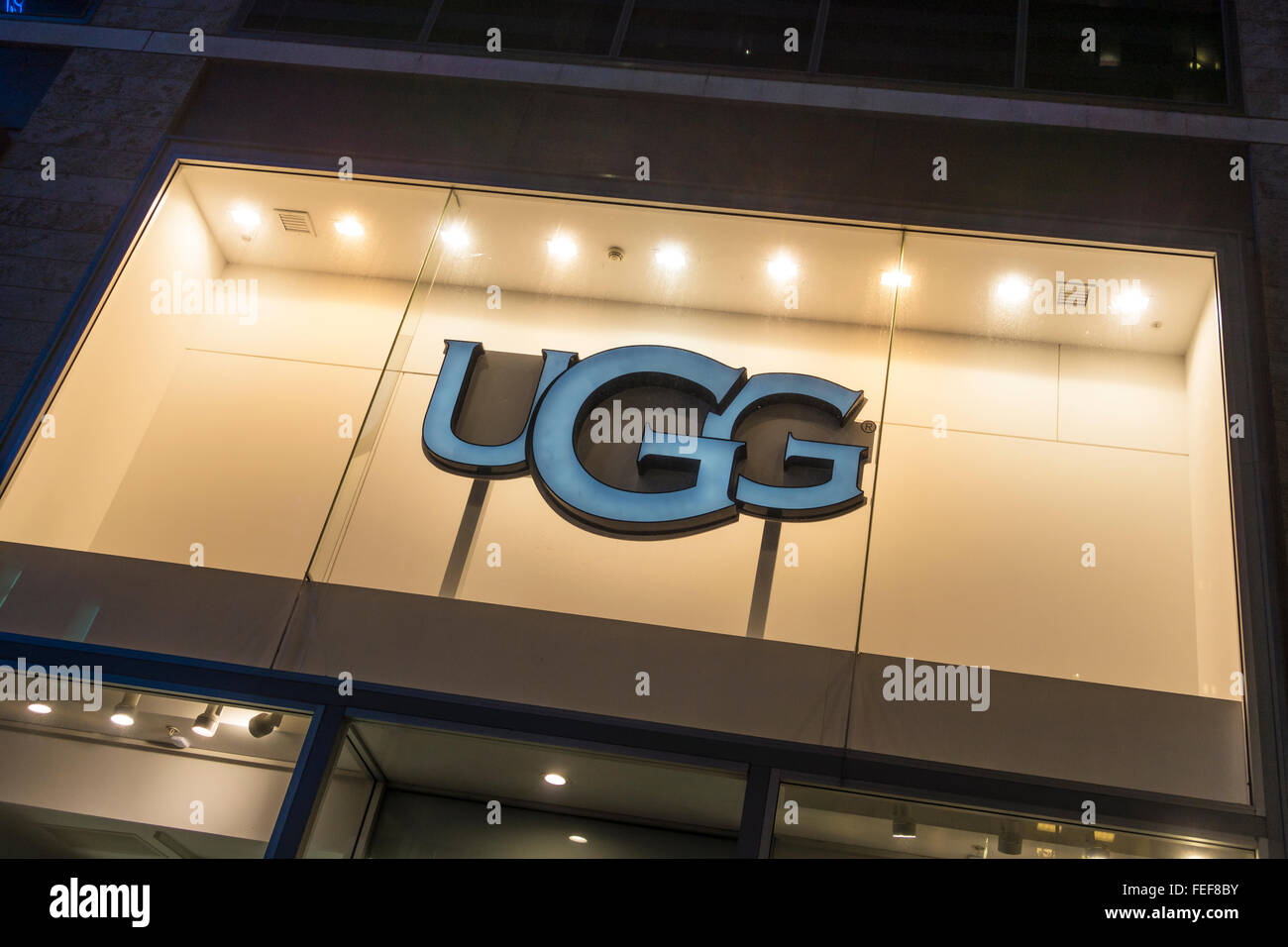 UGG Store centre commercial Liverpool One Liverpool Lancashire Banque D'Images