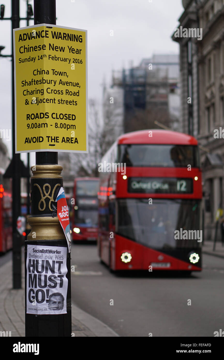 Londres, Royaume-Uni. 6 Février, 2016. Les médecins en organiser une manifestation pour s'opposer à des modifications de leur contrat à Londres. Credit : Voir Li/Alamy Live News Banque D'Images