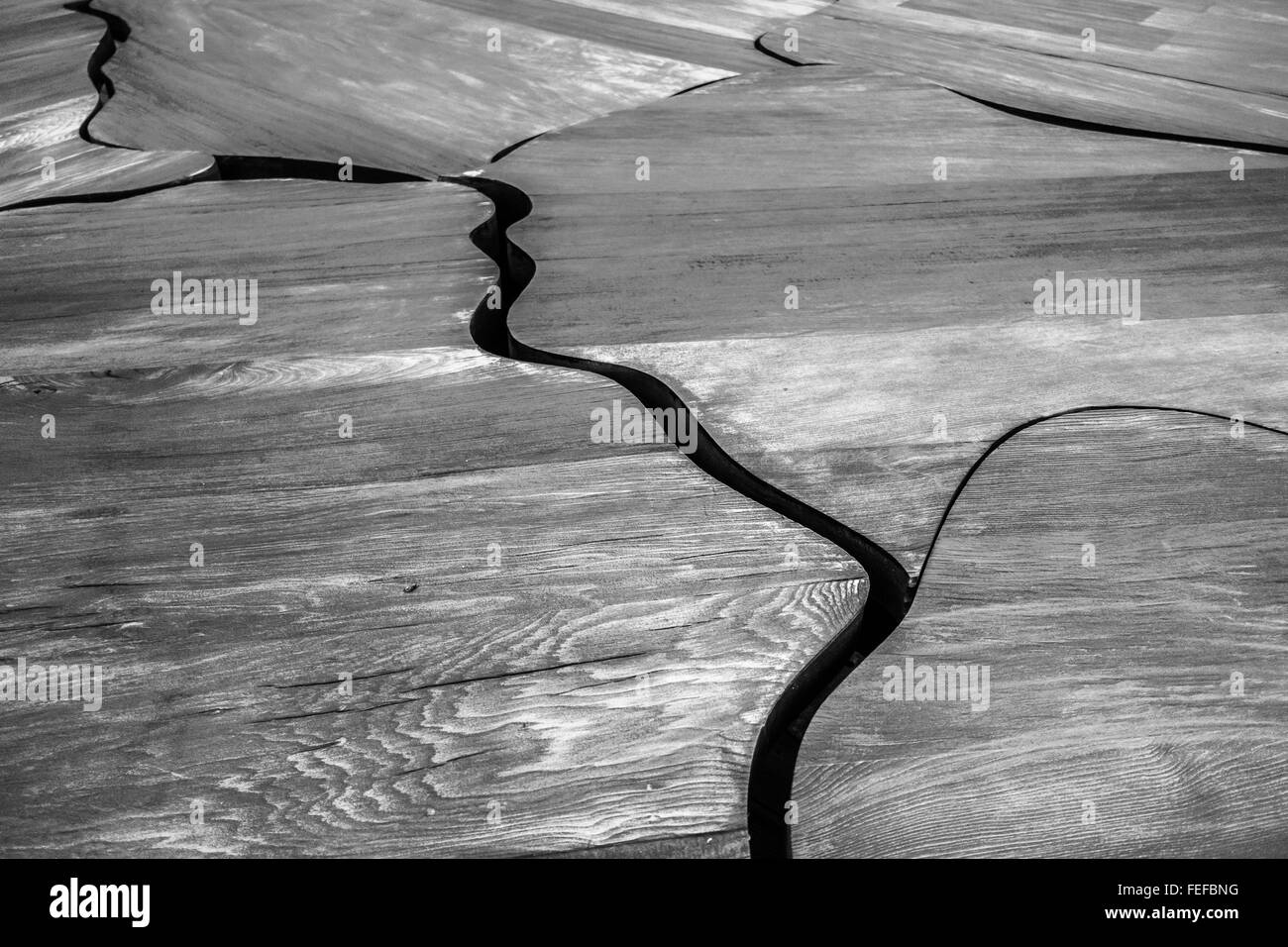 Tectonique des plaques Banque d'images noir et blanc Alamy