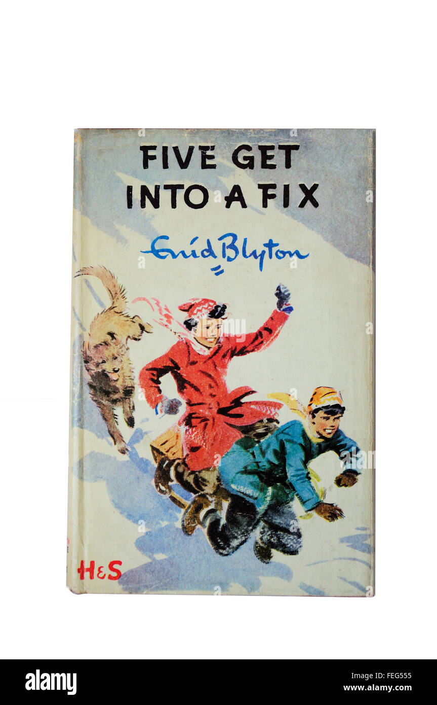 Enid Blyton's 'Cinq entrer dans un fix' dix-septième livre cinq femmes célèbres, Ascot, Berkshire, Angleterre, Royaume-Uni Banque D'Images