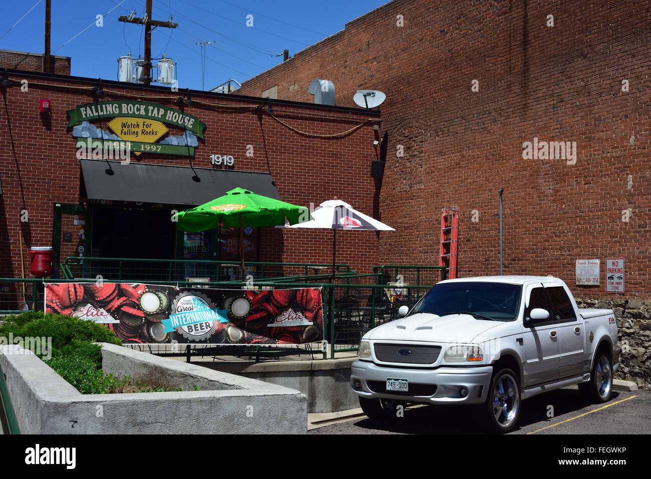 Chutes de rocher, tap house bar Banque de photographies et d’images à