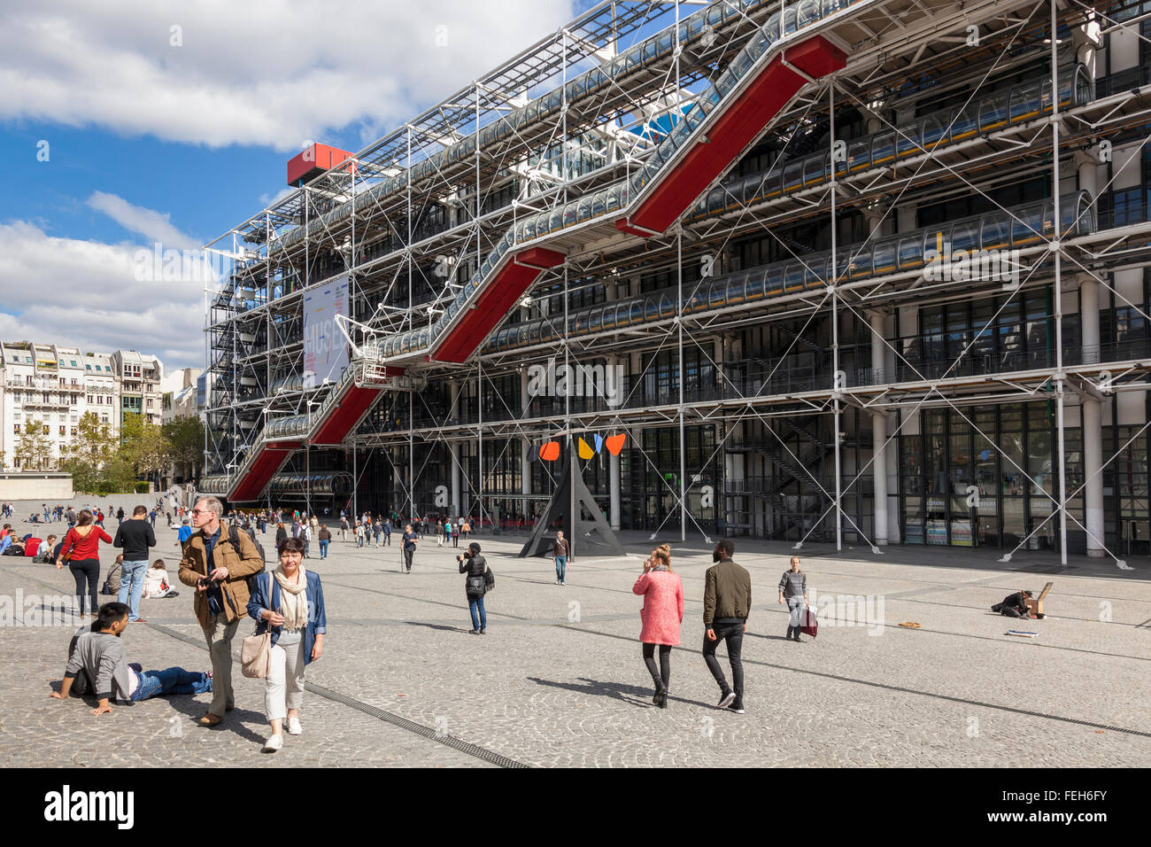 Centre Pompidou, Paris, France Banque D'Images