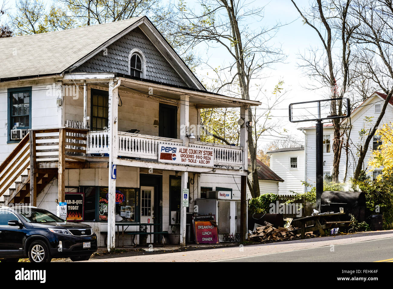 Aldie Country Store, 39285 John Mosby Autoroute, Aldie, Virginie Banque D'Images