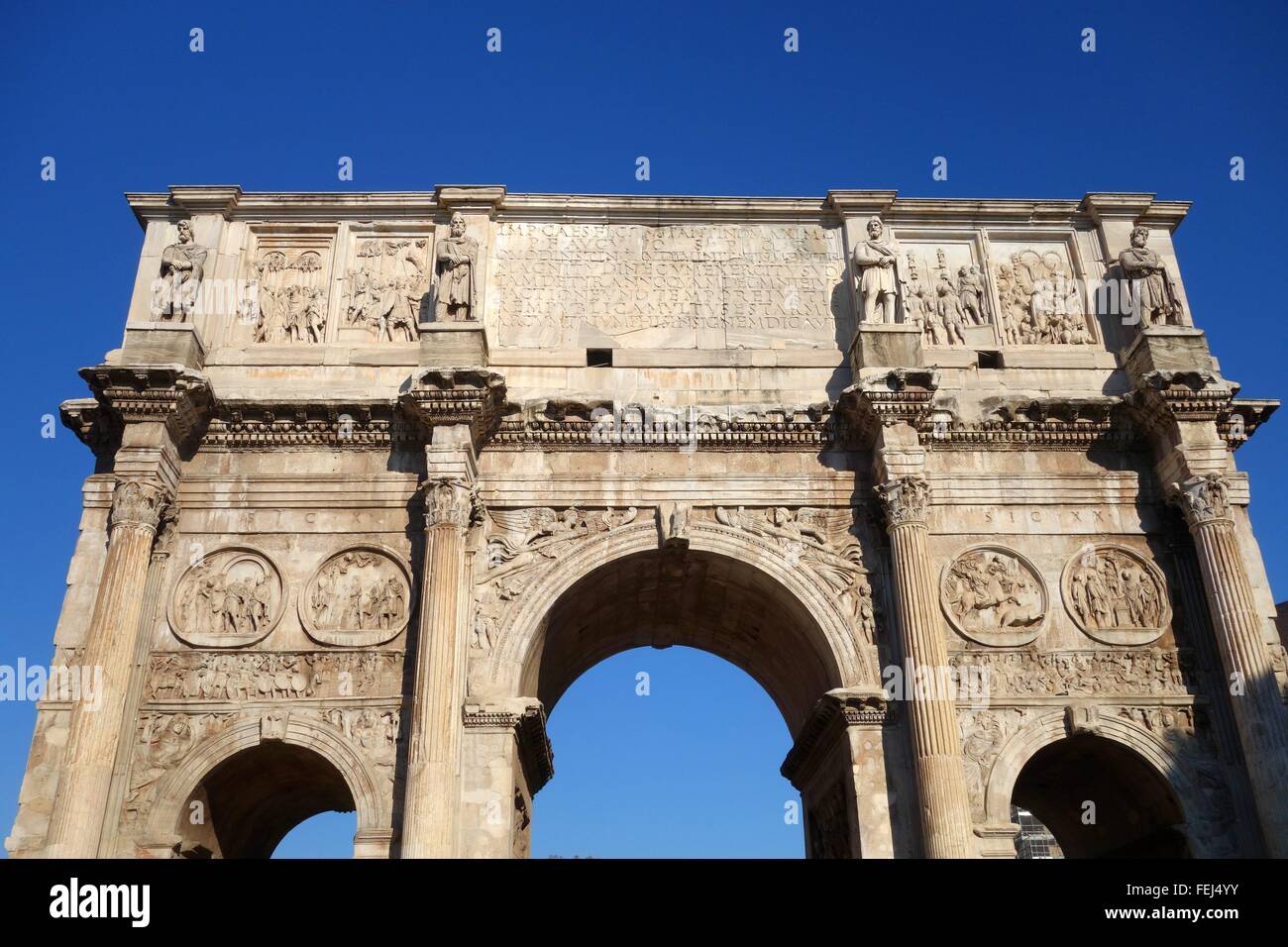 Rome - L'Arc de Constantin Banque D'Images