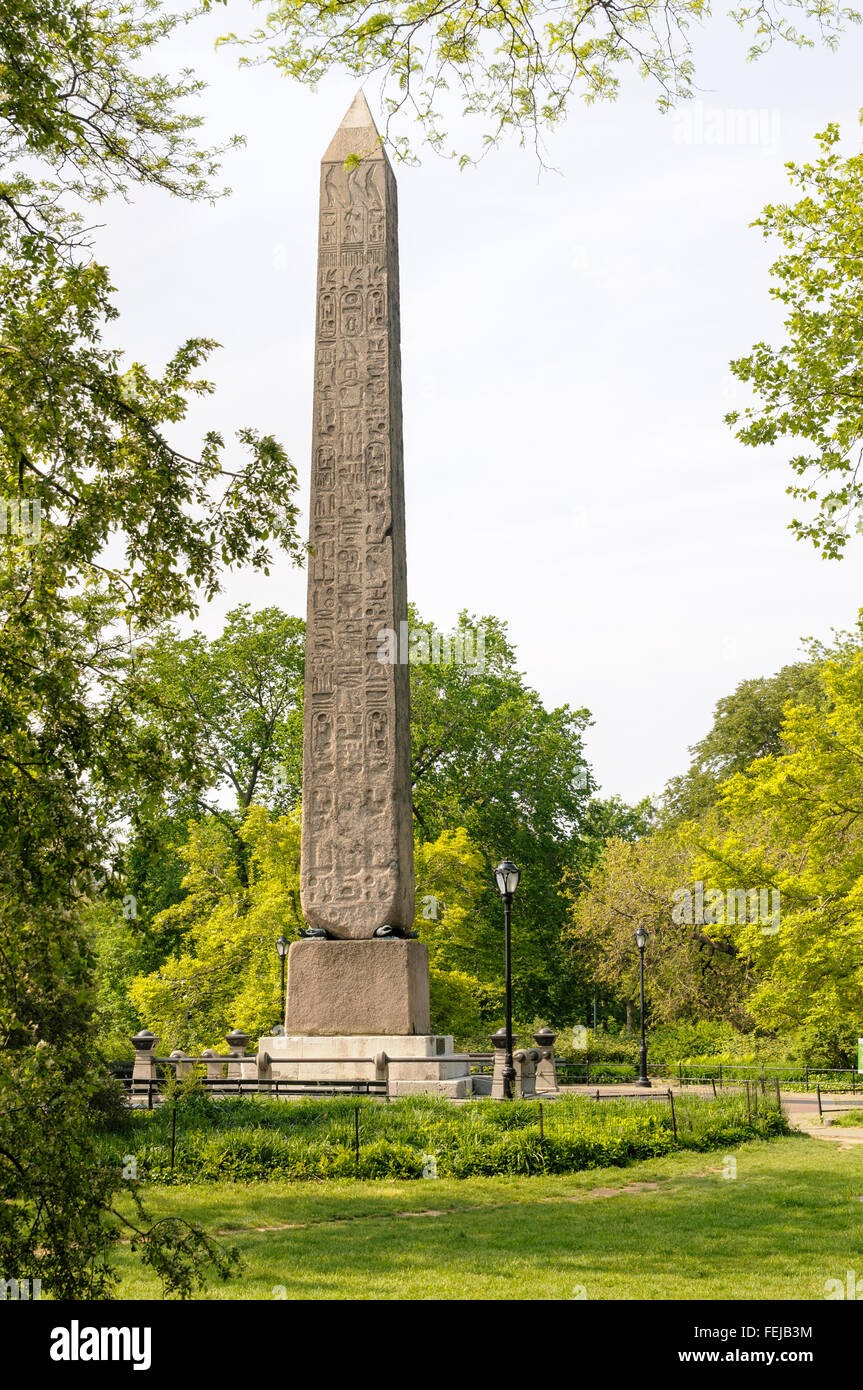 Cleopatra's Needle obélisque, Central Park, Manhattan, New York City, USA Photo Stock Alamy