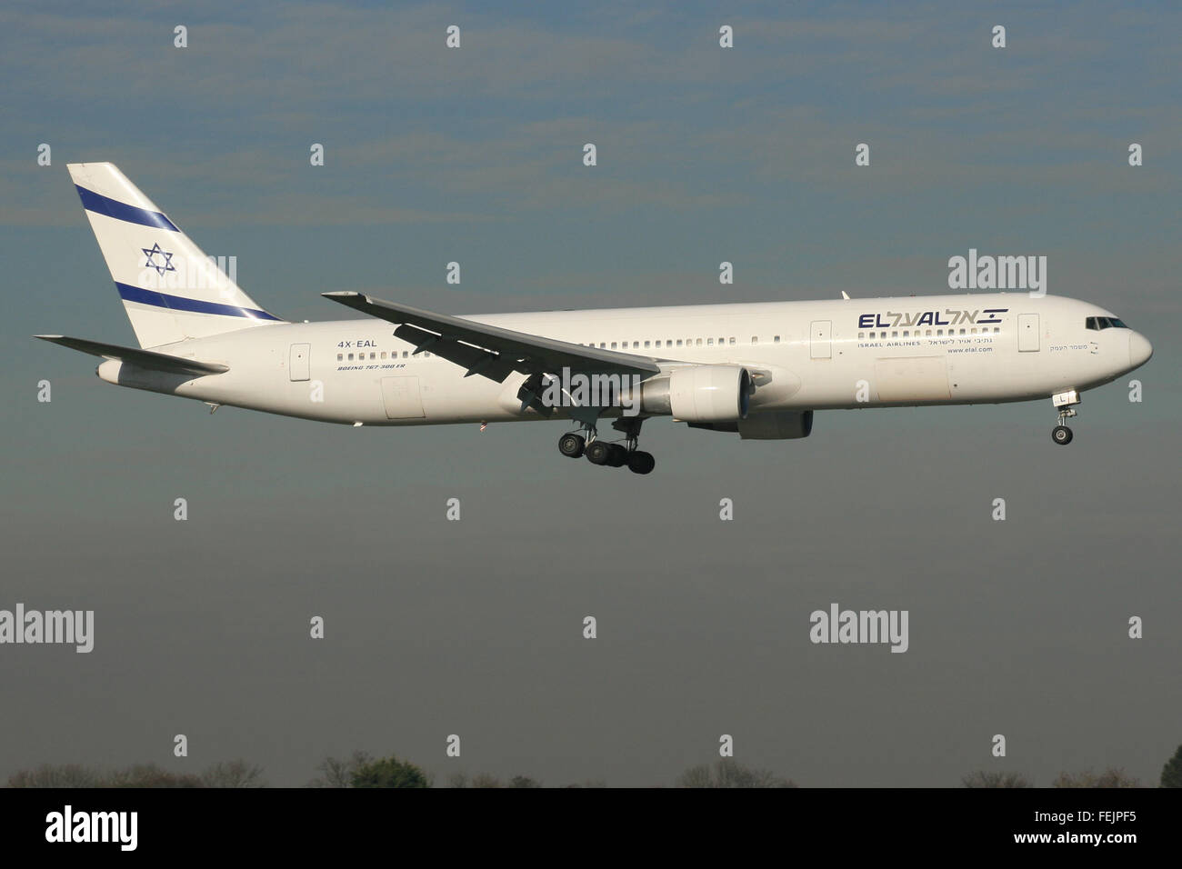 EL AL 767 Banque D'Images