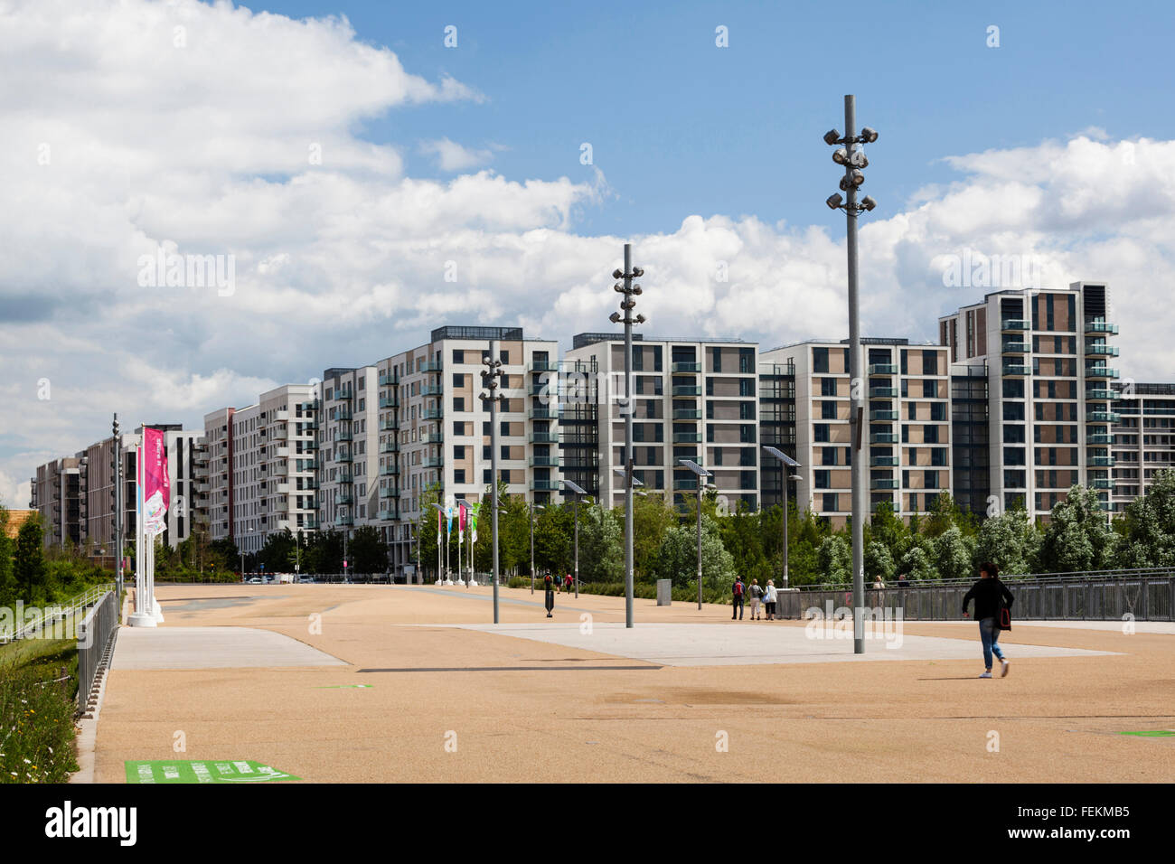 Chobham Manor, développement du Parc Olympique Queen Elizabeth, Stratford, London, E20. Banque D'Images