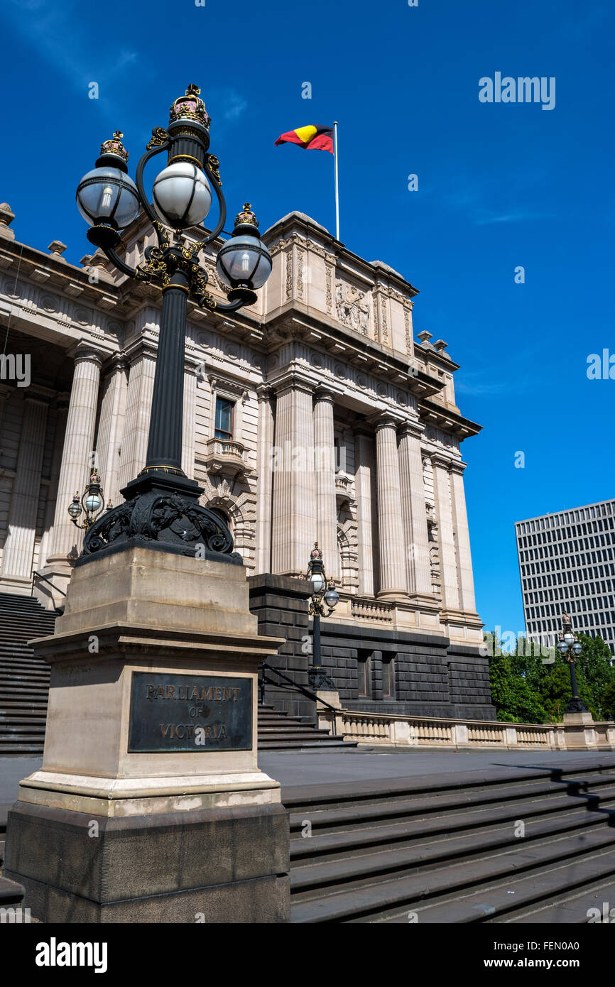 La Maison du Parlement, Parlement de Victoria, Melbourne, Australie Banque D'Images