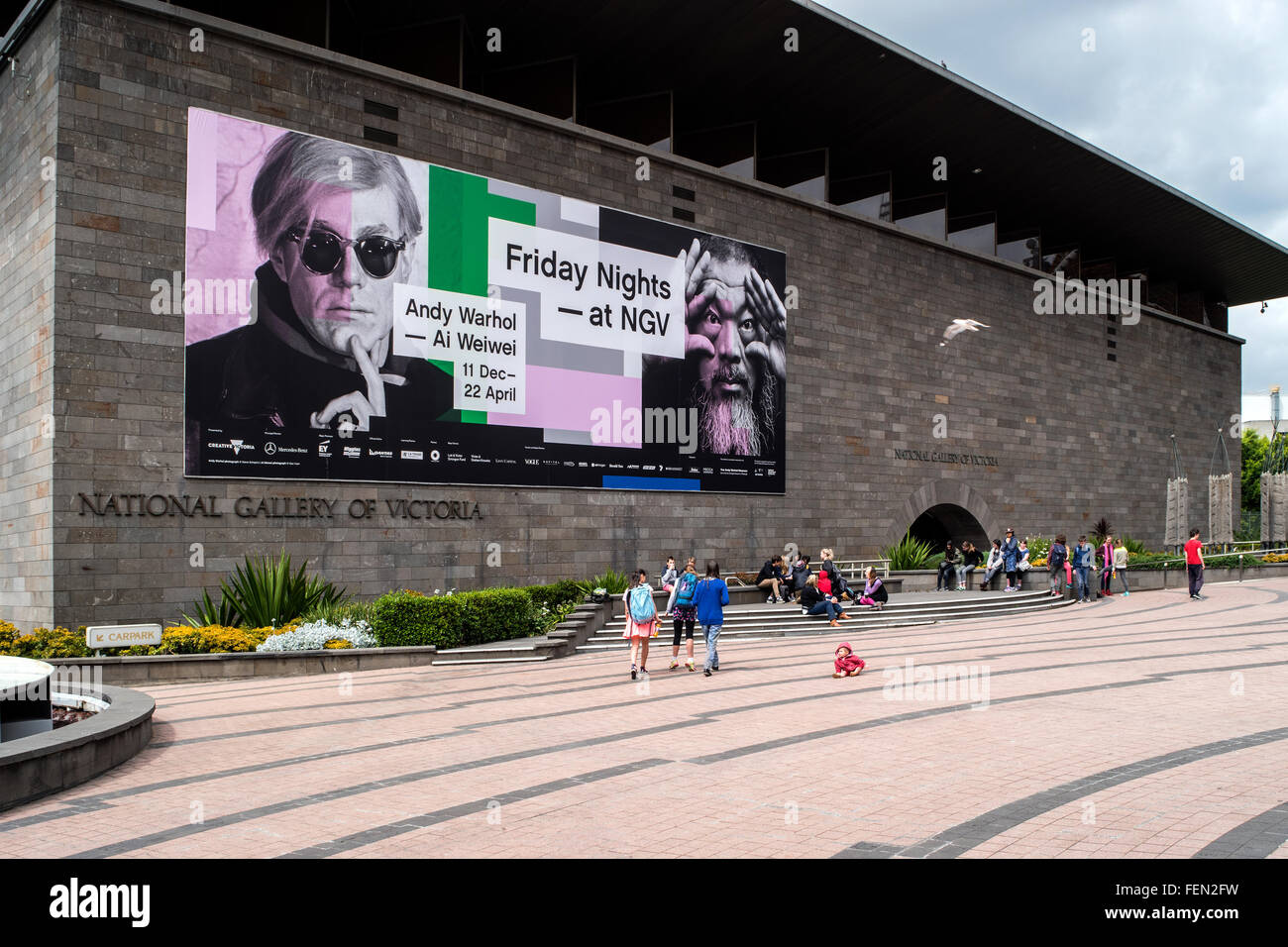 National Gallery of Victoria, Melbourne, Australie Banque D'Images