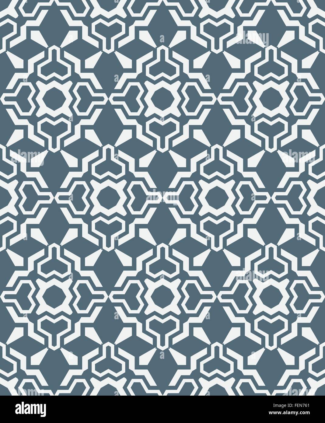 Vector abstract géométrique blanc monochrome fleurs motif transparent fond gris foncé Illustration de Vecteur
