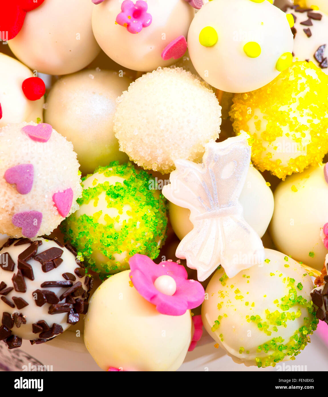 Gâteau pop Banque D'Images